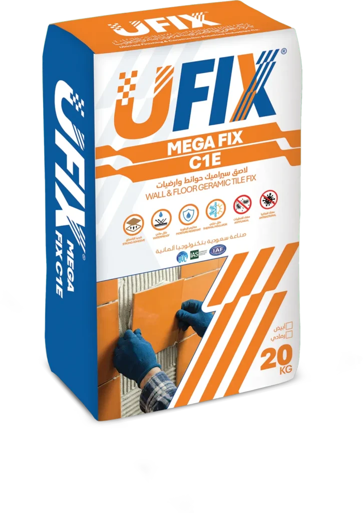 لاصق سيراميك حوائط وأرضيات — MEGA FIX C1E