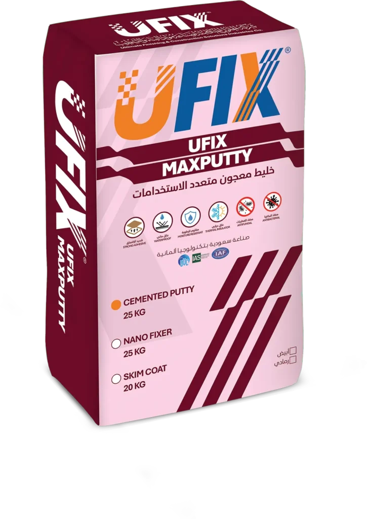 معجونة حوائط أسمنتية — UFIX CEMENTED PUTTY