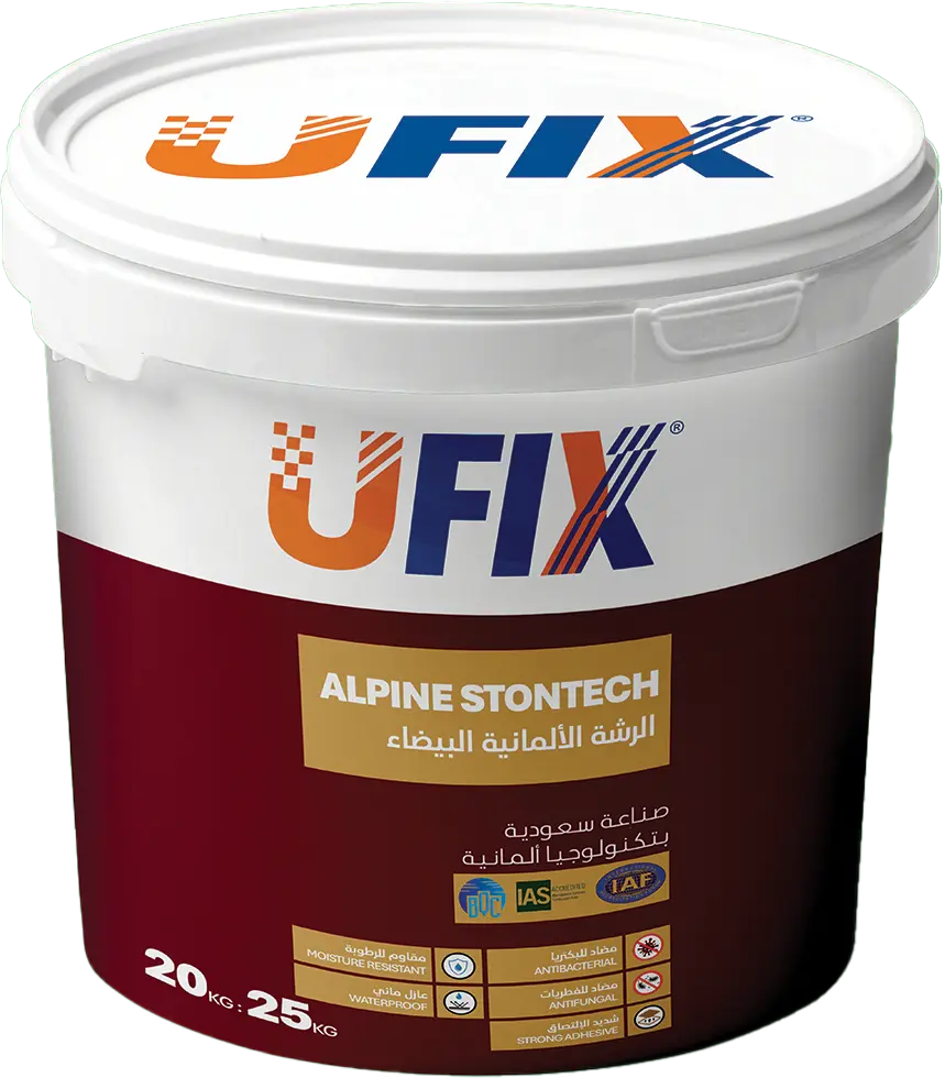 الرشة الألمانية البيضاء — UFIX ALPINE STONTECH